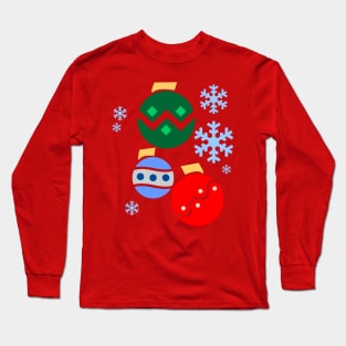 Colorful Christmas Balls Long Sleeve T-Shirt